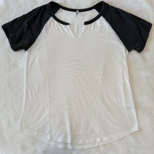 Z Supply white/grey t-shirt, size M